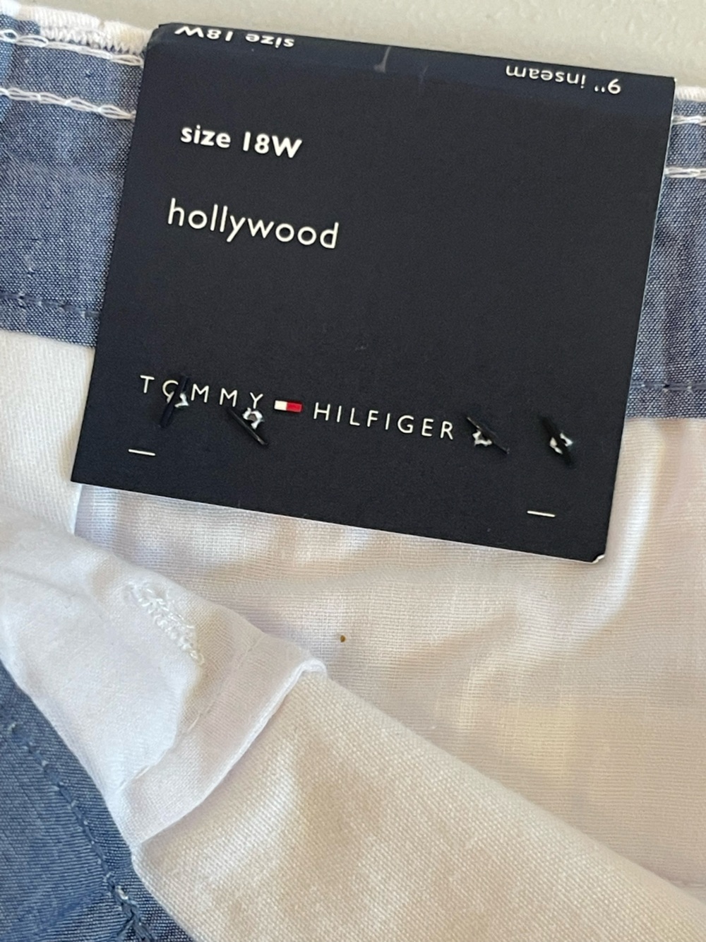 Tommy Hilfiger White Bermuda Shorts NWT Size 18W Coastal Preppy Summer Classic - Picture 8 of 13